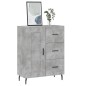 vidaXL Sideboard Betongrau 69,5x34x90 cm Holzwerkstoff vidaXL Sideboard Betongrau 69,5x34x90 cm Holzwerkstoff