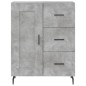 vidaXL Sideboard Betongrau 69,5x34x90 cm Holzwerkstoff vidaXL Sideboard Betongrau 69,5x34x90 cm Holzwerkstoff