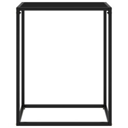 vidaXL Konsolentisch Schwarz 60x35x75 cm Hartglas