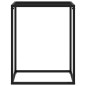 vidaXL Konsolentisch Schwarz 60x35x75 cm Hartglas vidaXL Konsolentisch Schwarz 60x35x75 cm Hartglas