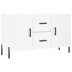 vidaXL Sideboard Hochglanz-Weiß 100x36x60 cm Holzwerkstoff