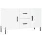 vidaXL Sideboard Hochglanz-Weiß 100x36x60 cm Holzwerkstoff vidaXL Sideboard Hochglanz-Weiß 100x36x60 cm Holzwerkstoff