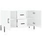 vidaXL Sideboard Hochglanz-Weiß 100x36x60 cm Holzwerkstoff vidaXL Sideboard Hochglanz-Weiß 100x36x60 cm Holzwerkstoff