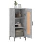 vidaXL Sideboard Betongrau 34,5x34x90 cm Holzwerkstoff vidaXL Sideboard Betongrau 34,5x34x90 cm Holzwerkstoff