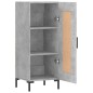 vidaXL Sideboard Betongrau 34,5x34x90 cm Holzwerkstoff vidaXL Sideboard Betongrau 34,5x34x90 cm Holzwerkstoff
