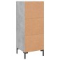 vidaXL Sideboard Betongrau 34,5x34x90 cm Holzwerkstoff vidaXL Sideboard Betongrau 34,5x34x90 cm Holzwerkstoff