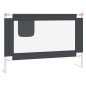vidaXL Kleinkind-Bettschutzgitter Dunkelgrau 100x25 cm Stoff vidaXL Kleinkind-Bettschutzgitter Dunkelgrau 100x25 cm Stoff