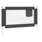 vidaXL Kleinkind-Bettschutzgitter Dunkelgrau 100x25 cm Stoff vidaXL Kleinkind-Bettschutzgitter Dunkelgrau 100x25 cm Stoff