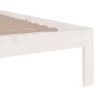 vidaXL Massivholzbett Weiß 180x200 cm vidaXL Massivholzbett Weiß 180x200 cm