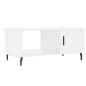 vidaXL Couchtisch Hochglanz-Weiß 90x50x40 cm Holzwerkstoff vidaXL Couchtisch Hochglanz-Weiß 90x50x40 cm Holzwerkstoff