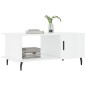 vidaXL Couchtisch Hochglanz-Weiß 90x50x40 cm Holzwerkstoff vidaXL Couchtisch Hochglanz-Weiß 90x50x40 cm Holzwerkstoff