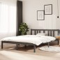vidaXL Massivholzbett Grau 140x200 cm vidaXL Massivholzbett Grau 140x200 cm