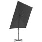 Sonnenschirm mit Schirmständer Anthrazit Sonnenschirm mit Schirmständer Anthrazit