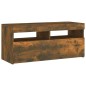 vidaXL TV-Schrank mit LED-Leuchten Räuchereiche 90x35x40 cm vidaXL TV-Schrank mit LED-Leuchten Räuchereiche 90x35x40 cm