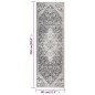vidaXL Outdoor-Teppich Flachgewebe 80x250 cm Hellgrau vidaXL Outdoor-Teppich Flachgewebe 80x250 cm Hellgrau