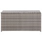 vidaXL Gartenbox Poly Rattan 100x50x50 cm Grau vidaXL Gartenbox Poly Rattan 100x50x50 cm Grau