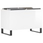 vidaXL Plattenschrank Hochglanz-Weiß 74,5x38x48 cm Holzwerkstoff vidaXL Plattenschrank Hochglanz-Weiß 74,5x38x48 cm Holzwerkstoff