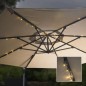HI Solar-LED-Lichterkette für Sonnenschirme 130 cm HI Solar-LED-Lichterkette für Sonnenschirme 130 cm