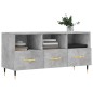 vidaXL TV-Schrank Betongrau 102x36x50 cm Holzwerkstoff vidaXL TV-Schrank Betongrau 102x36x50 cm Holzwerkstoff
