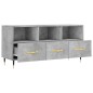 vidaXL TV-Schrank Betongrau 102x36x50 cm Holzwerkstoff vidaXL TV-Schrank Betongrau 102x36x50 cm Holzwerkstoff