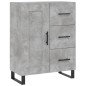 vidaXL Sideboard Betongrau 69,5x34x90 cm Holzwerkstoff vidaXL Sideboard Betongrau 69,5x34x90 cm Holzwerkstoff