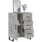 vidaXL Sideboard Betongrau 69,5x34x90 cm Holzwerkstoff vidaXL Sideboard Betongrau 69,5x34x90 cm Holzwerkstoff