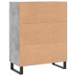 vidaXL Sideboard Betongrau 69,5x34x90 cm Holzwerkstoff vidaXL Sideboard Betongrau 69,5x34x90 cm Holzwerkstoff