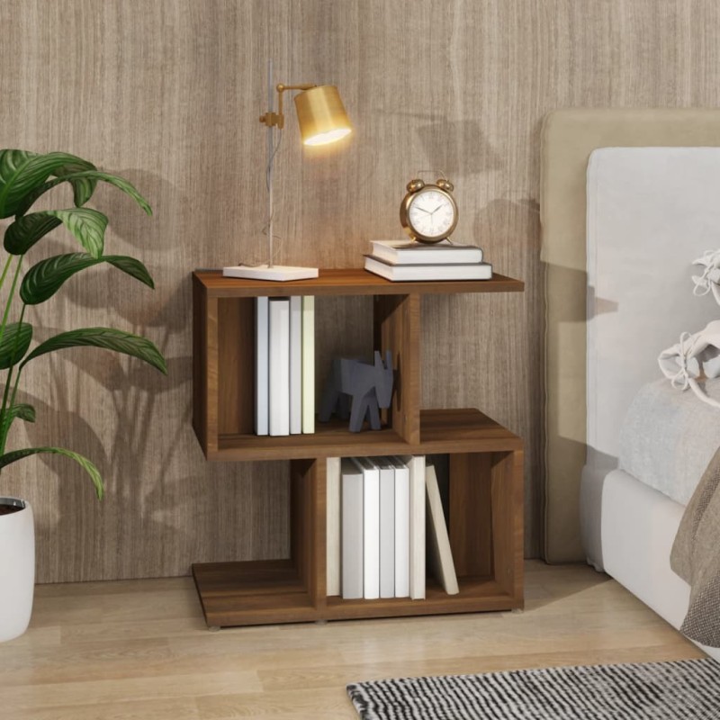vidaXL Nachttisch Braun Eichen-Optik 50x30x51,5 cm Holzwerkstoff vidaXL Nachttisch Braun Eichen-Optik 50x30x51,5 cm Holzwerkstoff