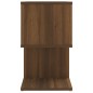 vidaXL Nachttisch Braun Eichen-Optik 50x30x51,5 cm Holzwerkstoff vidaXL Nachttisch Braun Eichen-Optik 50x30x51,5 cm Holzwerkstoff
