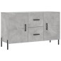 vidaXL Sideboard Betongrau 100x36x60 cm Holzwerkstoff vidaXL Sideboard Betongrau 100x36x60 cm Holzwerkstoff