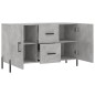 vidaXL Sideboard Betongrau 100x36x60 cm Holzwerkstoff vidaXL Sideboard Betongrau 100x36x60 cm Holzwerkstoff