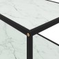 vidaXL Couchtisch Weiß 100x50x35 cm Hartglas vidaXL Couchtisch Weiß 100x50x35 cm Hartglas