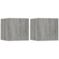 vidaXL TV-Wandschränke 2 Stk. Grau Sonoma 30,5x30x30 cm vidaXL TV-Wandschränke 2 Stk. Grau Sonoma 30,5x30x30 cm