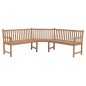 vidaXL Garten-Eckbank 185x185x90 cm Massivholz Teak vidaXL Garten-Eckbank 185x185x90 cm Massivholz Teak