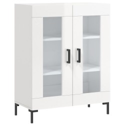 vidaXL Sideboard Hochglanz-Weiß 69,5x34x90 cm Holzwerkstoff