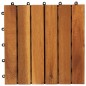 Terrassenfliesen 30er Set Vertikales Muster 30 x 30 cm Akazie Terrassenfliesen 30er Set Vertikales Muster 30 x 30 cm Akazie