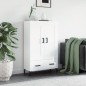 vidaXL Highboard Hochglanz-Weiß 69,5x31x115 cm Holzwerkstoff vidaXL Highboard Hochglanz-Weiß 69,5x31x115 cm Holzwerkstoff