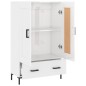 vidaXL Highboard Hochglanz-Weiß 69,5x31x115 cm Holzwerkstoff vidaXL Highboard Hochglanz-Weiß 69,5x31x115 cm Holzwerkstoff