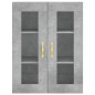 vidaXL Wandschrank Betongrau 69,5x34x90 cm vidaXL Wandschrank Betongrau 69,5x34x90 cm