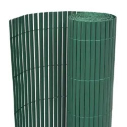 vidaXL Gartenzaun Doppelseitig 110x400 cm Grün