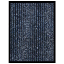 vidaXL Fußmatte Blau Gestreift 40x60 cm