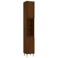 vidaXL Badschrank Braun Eichen-Optik 30x30x190 cm Holzwerkstoff