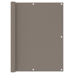 vidaXL Balkon-Sichtschutz Taupe 120x300 cm Oxford-Gewebe