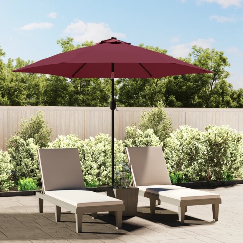 vidaXL Ersatzbezug für Sonnenschirm Bordeauxrot 300 cm vidaXL Ersatzbezug für Sonnenschirm Bordeauxrot 300 cm
