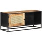 vidaXL TV-Schrank 90x30x40 cm Raues Mangoholz und Wiener Geflecht vidaXL TV-Schrank 90x30x40 cm Raues Mangoholz und Wiener Geflecht
