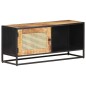 vidaXL TV-Schrank 90x30x40 cm Raues Mangoholz und Wiener Geflecht vidaXL TV-Schrank 90x30x40 cm Raues Mangoholz und Wiener Geflecht