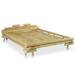 vidaXL Bettgestell Bambus 140×200 cm 