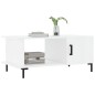 vidaXL Couchtisch Hochglanz-Weiß 90x50x40 cm Holzwerkstoff vidaXL Couchtisch Hochglanz-Weiß 90x50x40 cm Holzwerkstoff