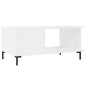 vidaXL Couchtisch Hochglanz-Weiß 90x50x40 cm Holzwerkstoff vidaXL Couchtisch Hochglanz-Weiß 90x50x40 cm Holzwerkstoff