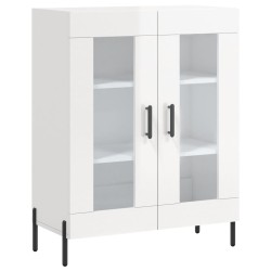vidaXL Sideboard Hochglanz-Weiß 69,5x34x90 cm Holzwerkstoff